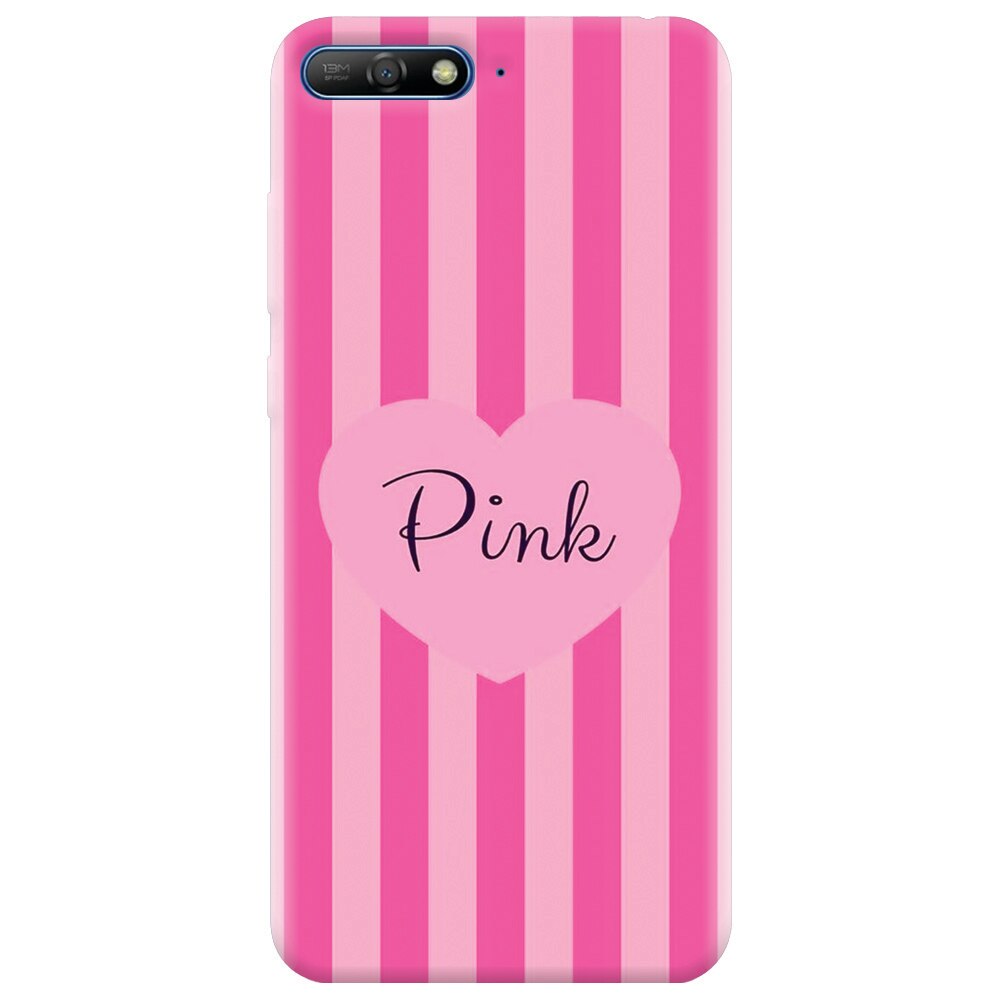 Husa silicon pentru Huawei Y6 2018, Pink