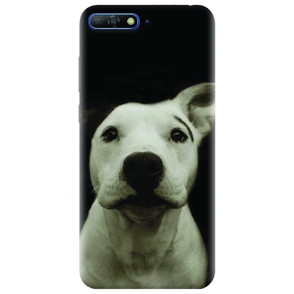 Husa silicon pentru Huawei Y6 2018, Funny Dog