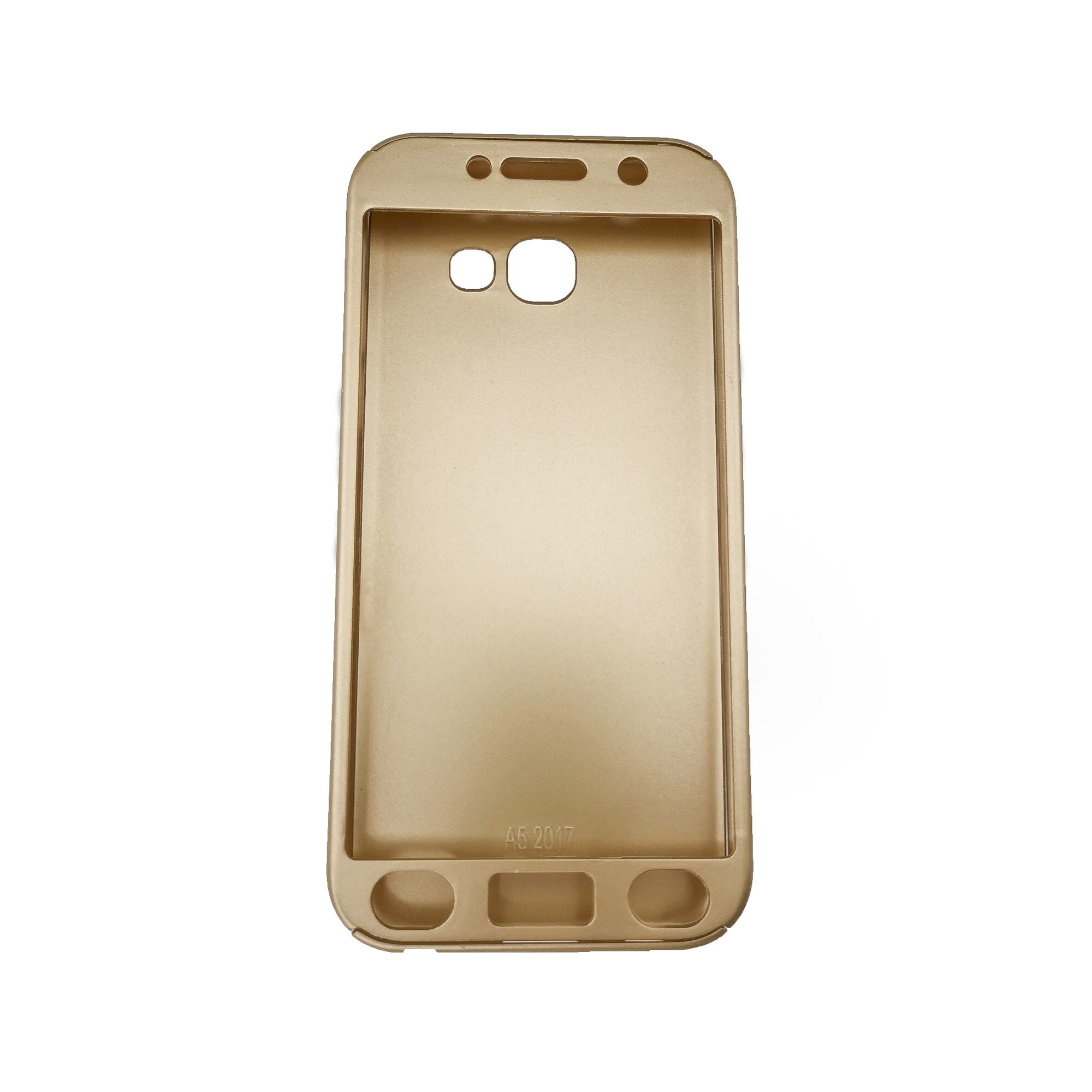 Husa Samsung A5 2017 Flippy Full Cover 360 Auriu + Folie de protectie