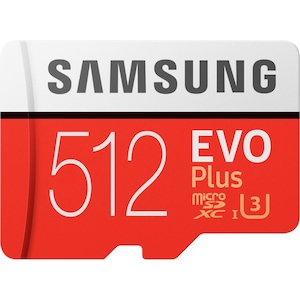 Card memorie Samsung MicroSDXC EVO Plus, 512GB, UHS-1 (U3) (2020), Clasa 10 - cu adaptor SD