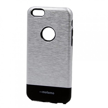 Capac de protectie Motomo V4 pentru Apple iPhone 7, TPU moale si aluminiu, argintiu7134 Capac de protectie Motomo V4 pentru Apple iPhone 7, TPU moale si aluminiu, argintiu7134