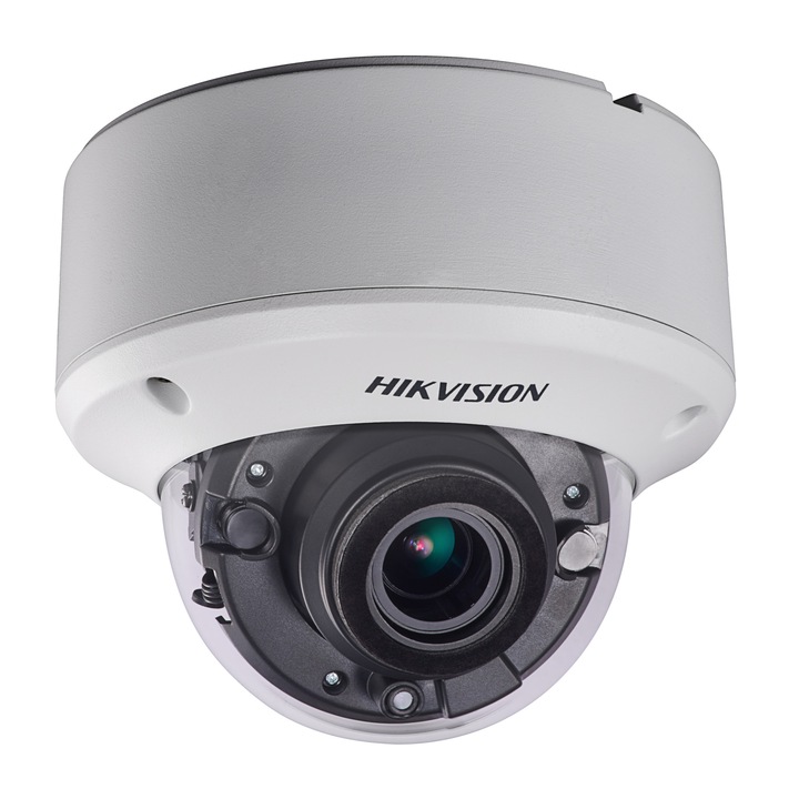Camera 4in1, Hikvision, Metal, 40m, Alb/Negru