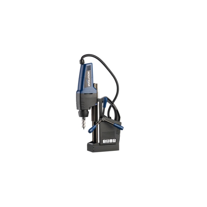 Fúró mágneses talppal EVO42, Evolution, 450 ford./perc, 1200 W, Fekete
