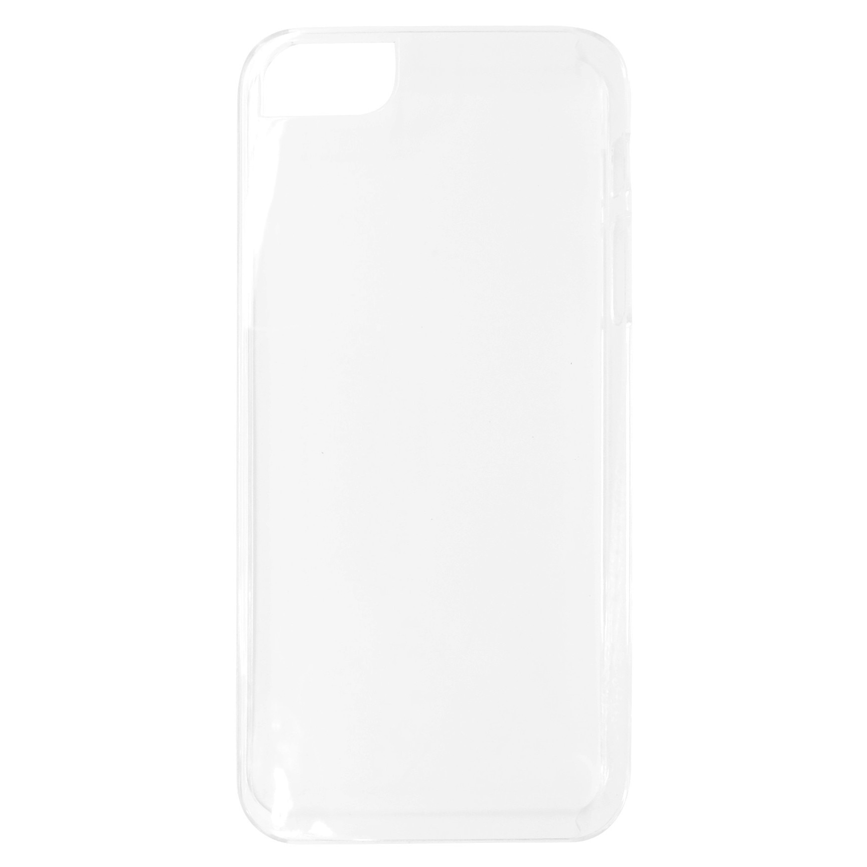 Husa Muvit Clear Back tip capac plastic transparent + folie plastic pentru Apple iPhone 5, 5S, SE