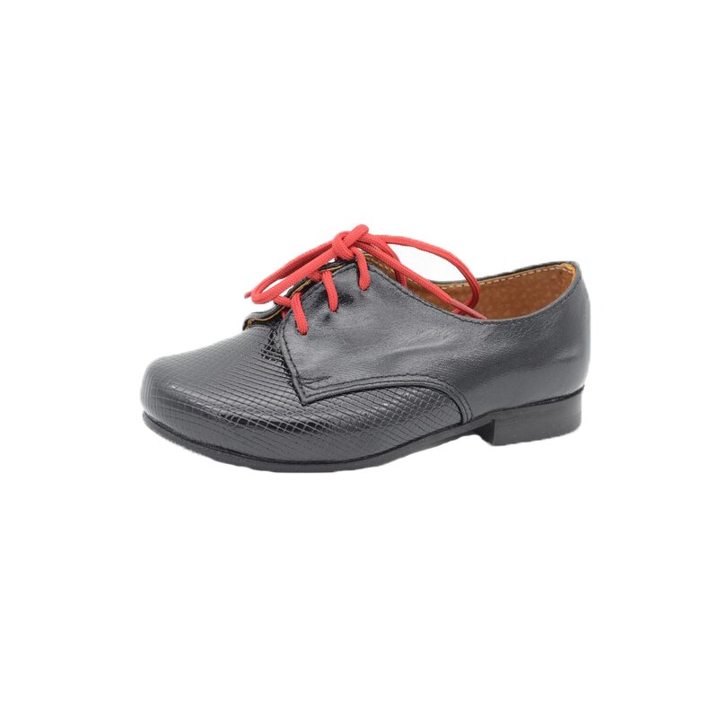 Pantofi eleganti pentru baieti KMK, siret, Negru