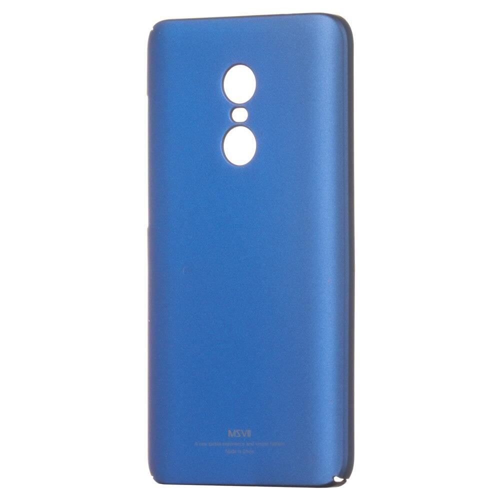 Husa MSVII Albastra + Folie Protectie Sticla Pentru Xiaomi Redmi 5 Plus