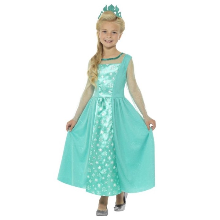 Costum printesa fulg de nea 130 cm (6-7 ani)