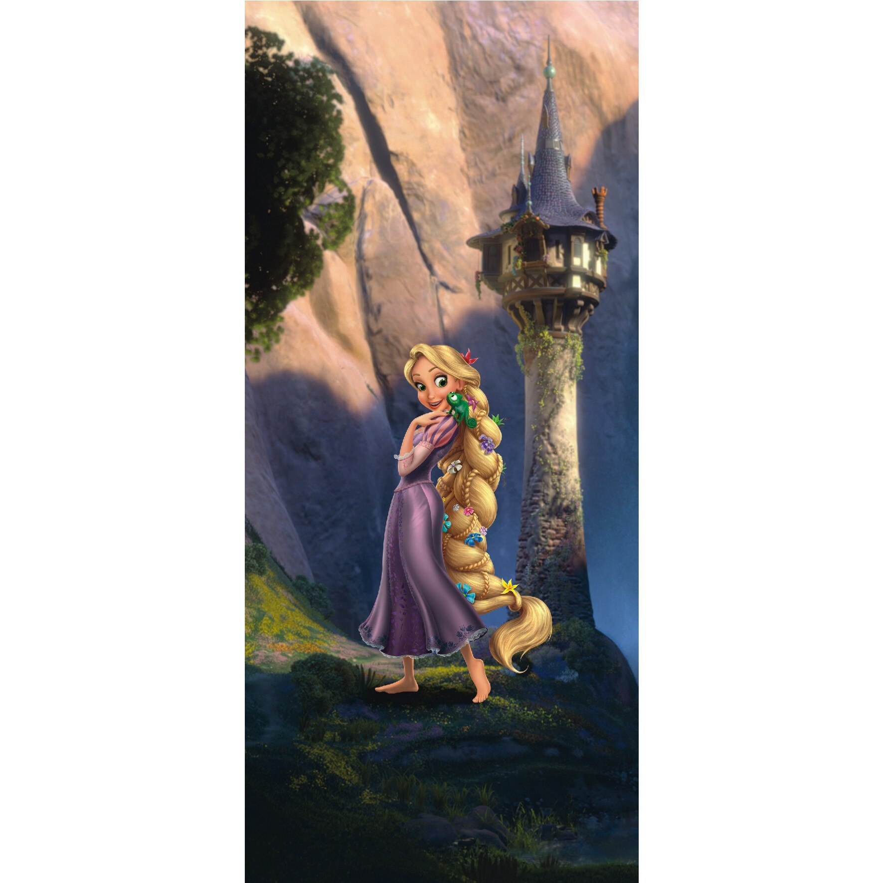 Fototapet AG Design, Rapunzel si castelul FTDV0232, 90 x 202 cm