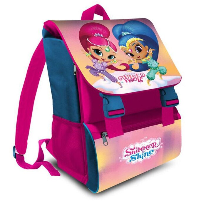 Ghiozdan ergonomic extensibil Shimmer Shine 41 cm Multicolor