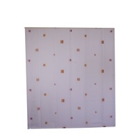 Perdea/stor roman model abstract portocaliu 165x140 cm