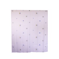 Perdea/stor roman model abstract albastru 165x140 cm