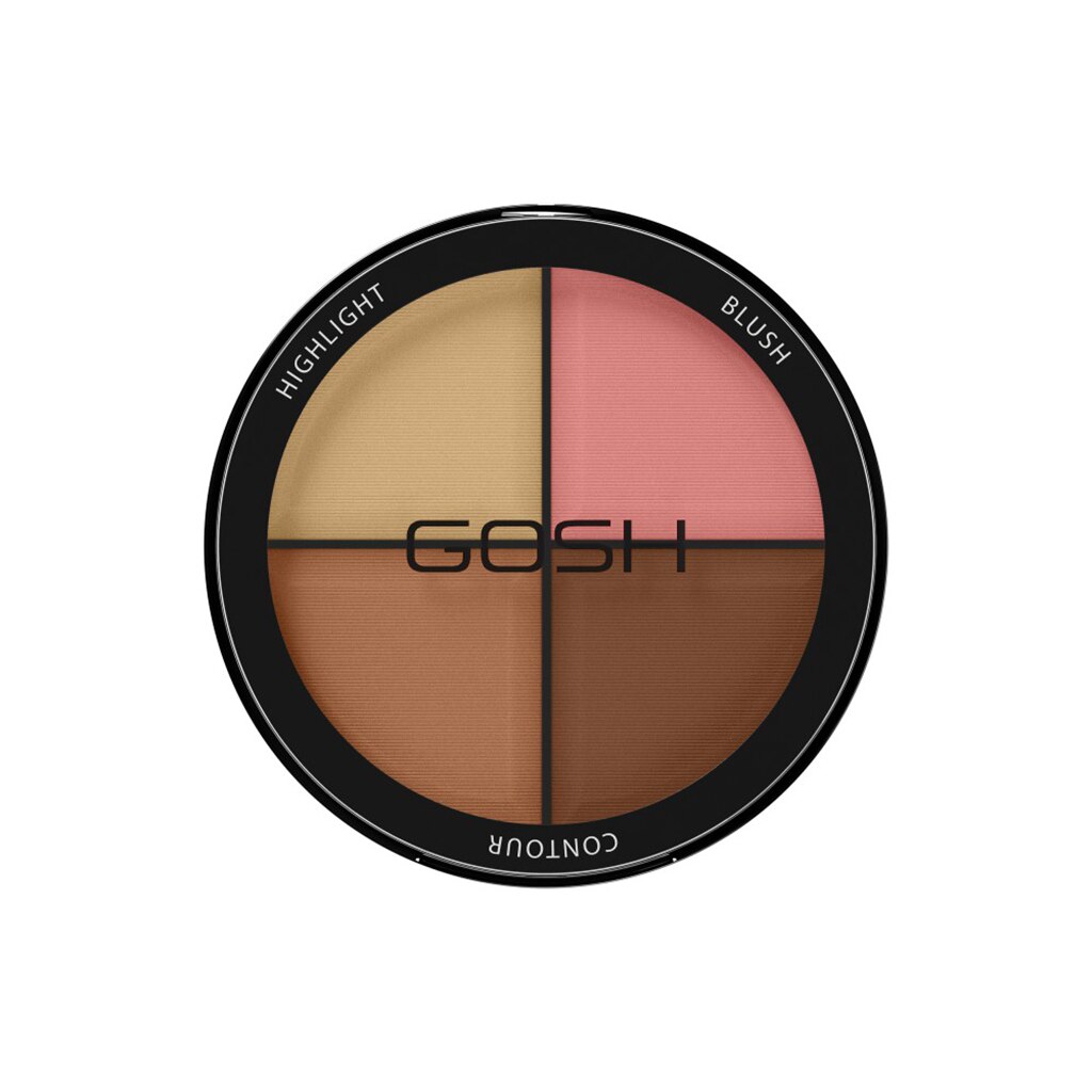 Paleta pentru contur si iluminare Gosh Contour&Strobe Kit 002 Medium, 15 g
