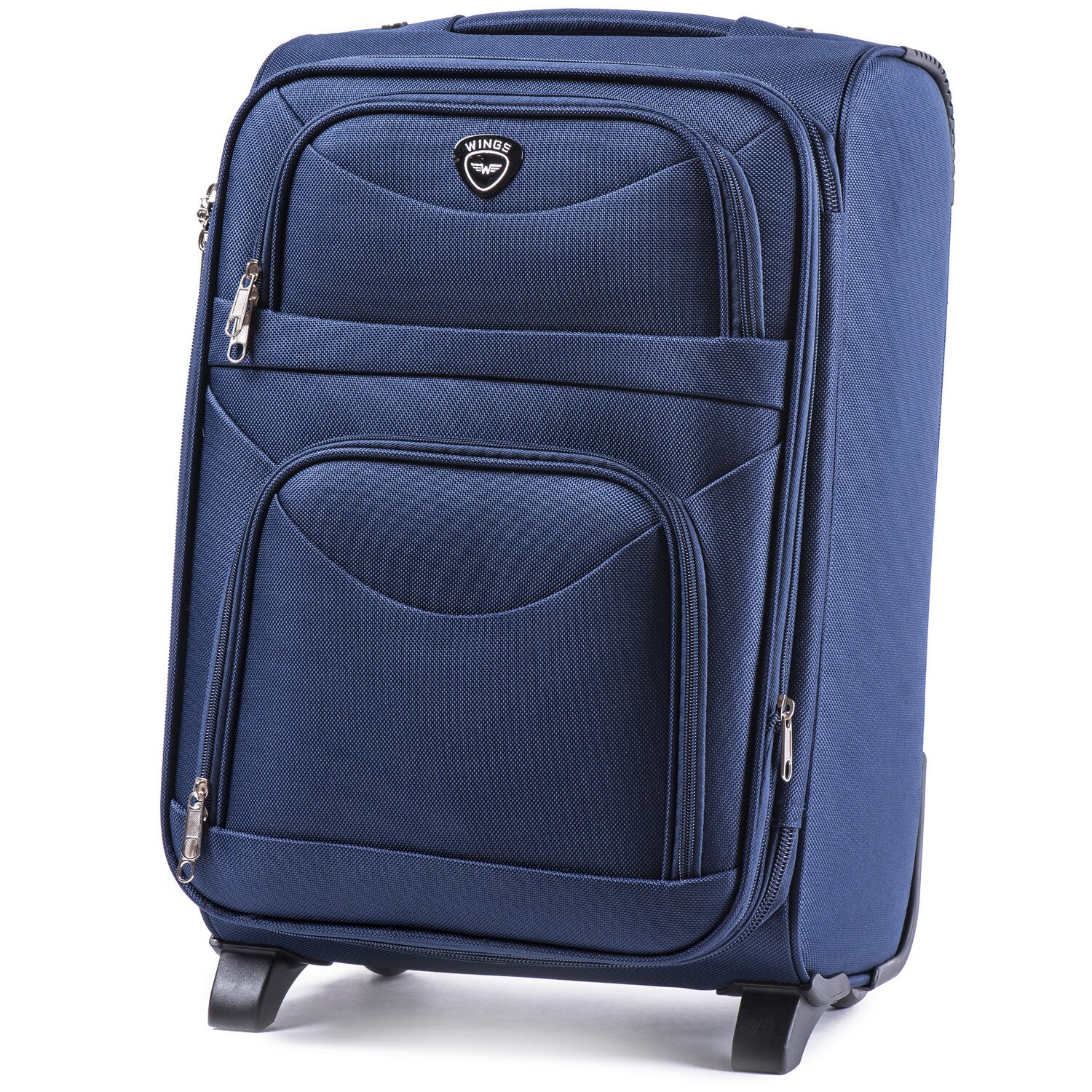 Troler Mare, Extensibil, WINGS, W6802, 2 Roti, 74 cm, Bleumarin