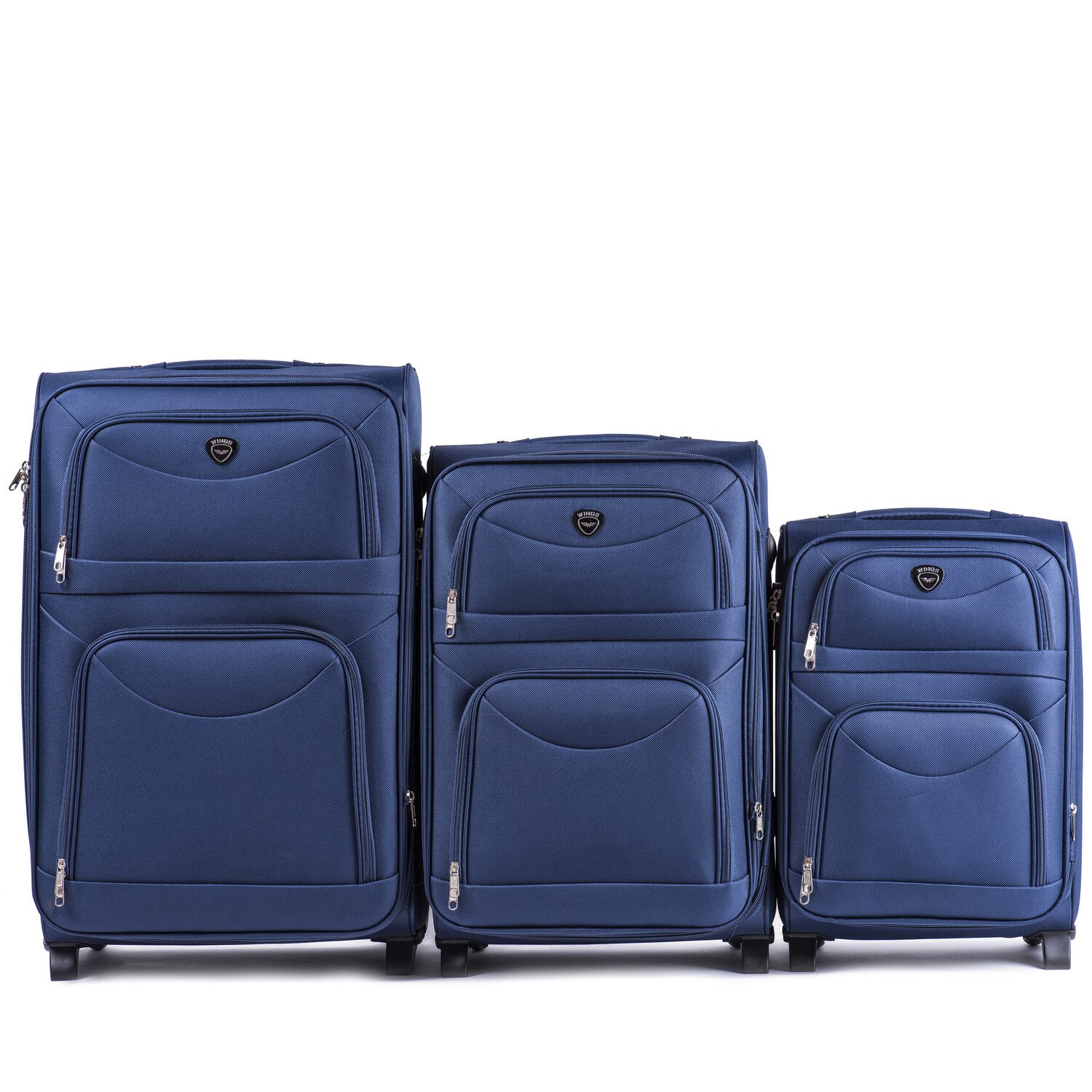 Set Troler, WINGS, W6802, 2 Roti, 3 Piese, Bleumarin