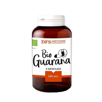 Capsule vegetale Bio Guarana - 145 capsule x 500mg , Diet Food, 72.5g Capsule vegetale Bio Guarana - 145 capsule x 500mg , Diet Food, 72.5g