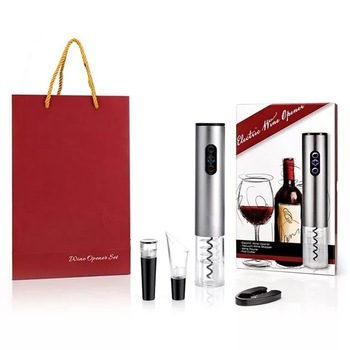 Set Tirbuson Electric cu 3 Accesorii Silver Set Tirbuson Electric cu 3 Accesorii Silver