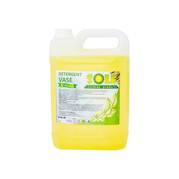 Detergent Lichid Vase Economic Manual 5L AQA Choice