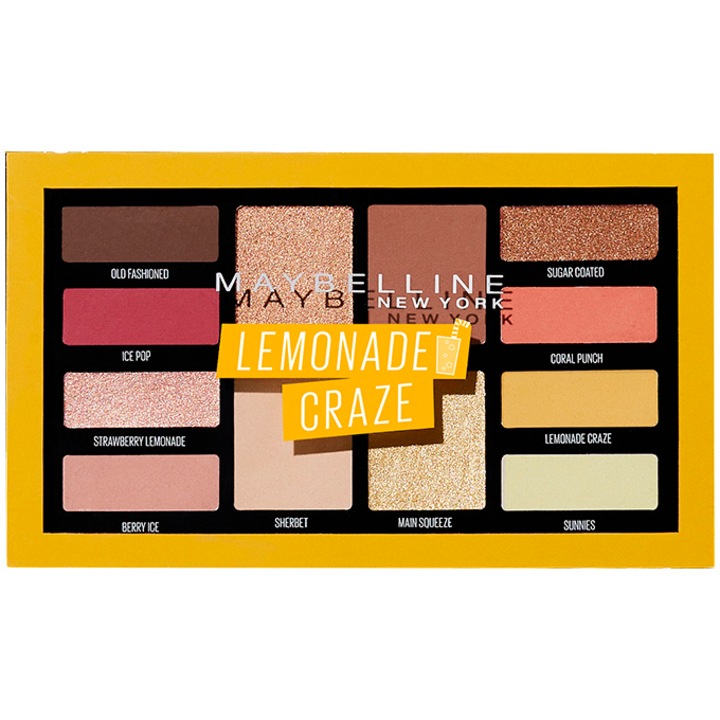 Maybelline, New York Lemonade Craze szemhéjpúder paletta, 12g
