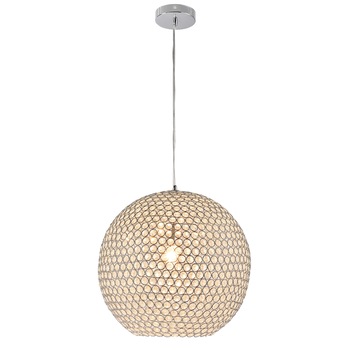 Lampa suspendata design decorativ Beauvais, lux.pro, E14, 40W, 158 cm, ø 40 cm otel/cristal, culoare crom/cristal Lampa suspendata design decorativ Beauvais, lux.pro, E14, 40W, 158 cm, ø 40 cm otel/cristal, culoare crom/cristal