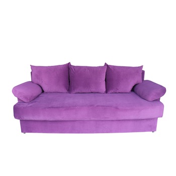 Canapea 3 locuri, extensibila si lada depozitare, Catalina, 2m, Veronika11, mov Canapea 3 locuri, extensibila si lada depozitare, Catalina, 2m, Veronika11, mov