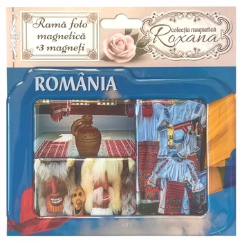 Set Rama foto magnetica + 3 magneti -Romania - artizanat Set Rama foto magnetica + 3 magneti -Romania - artizanat