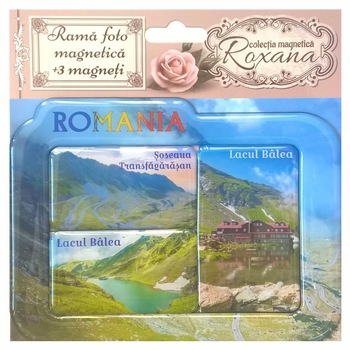 Set Rama foto magnetica + 3 magneti - Romania - Soseaua Transfagarasan, Lacul Balea Set Rama foto magnetica + 3 magneti - Romania - Soseaua Transfagarasan, Lacul Balea