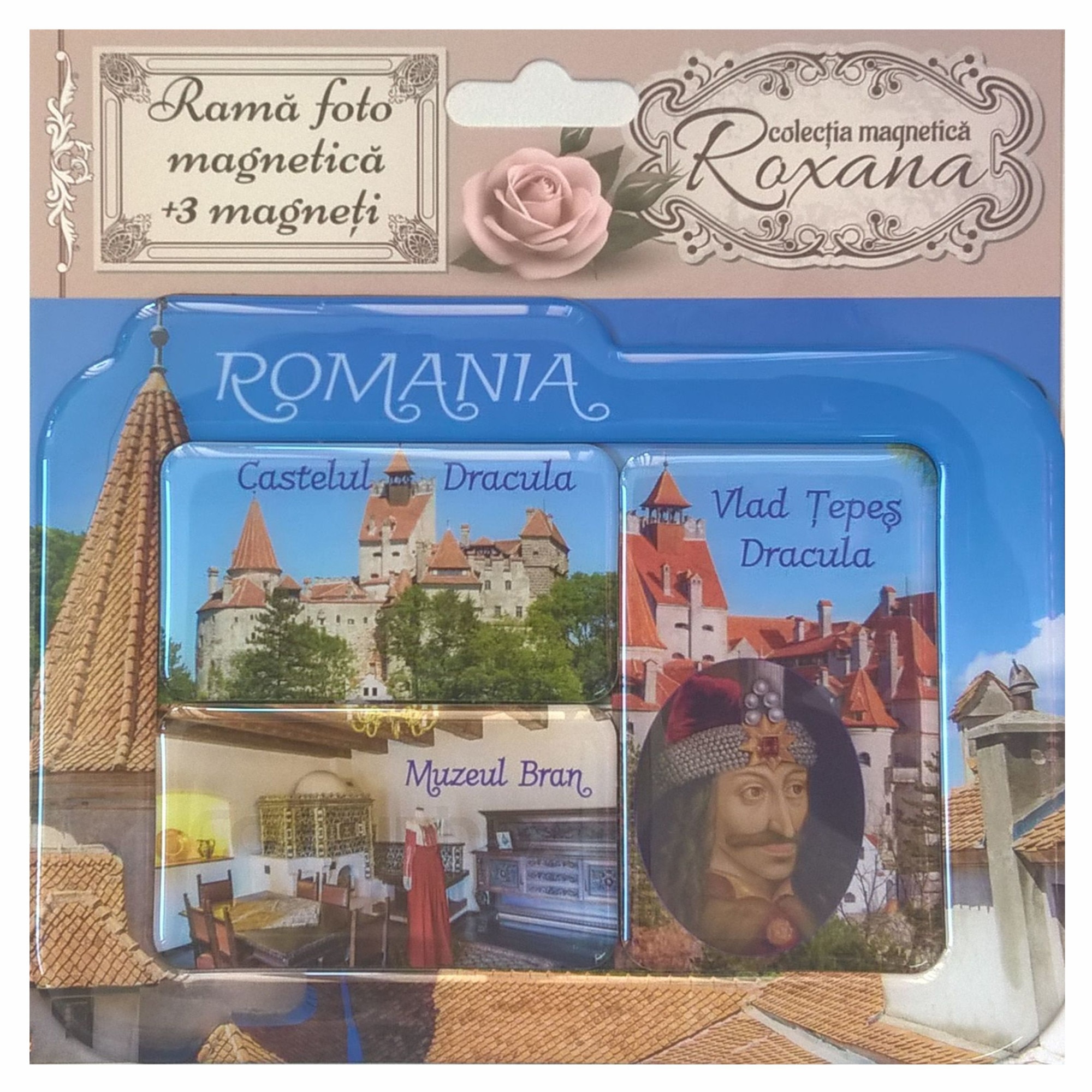 Set Rama foto magnetica + 3 magneti - Romania - Vlad Tepes Dracula