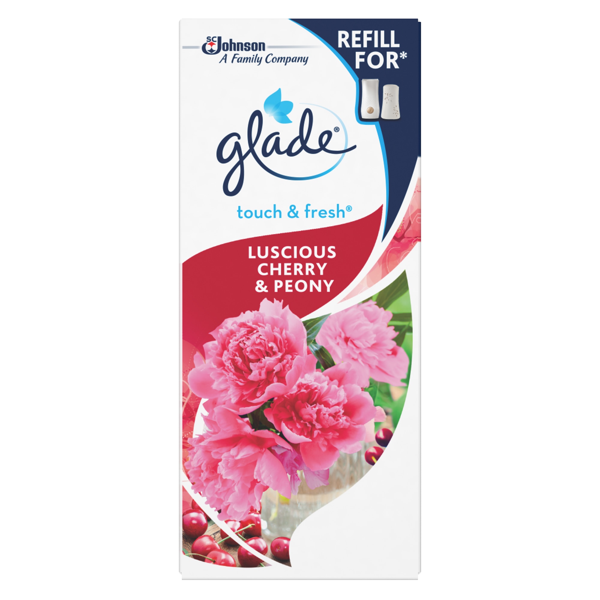 Odorizant camera Glade Microspray Rezerva Peony ,10 ml