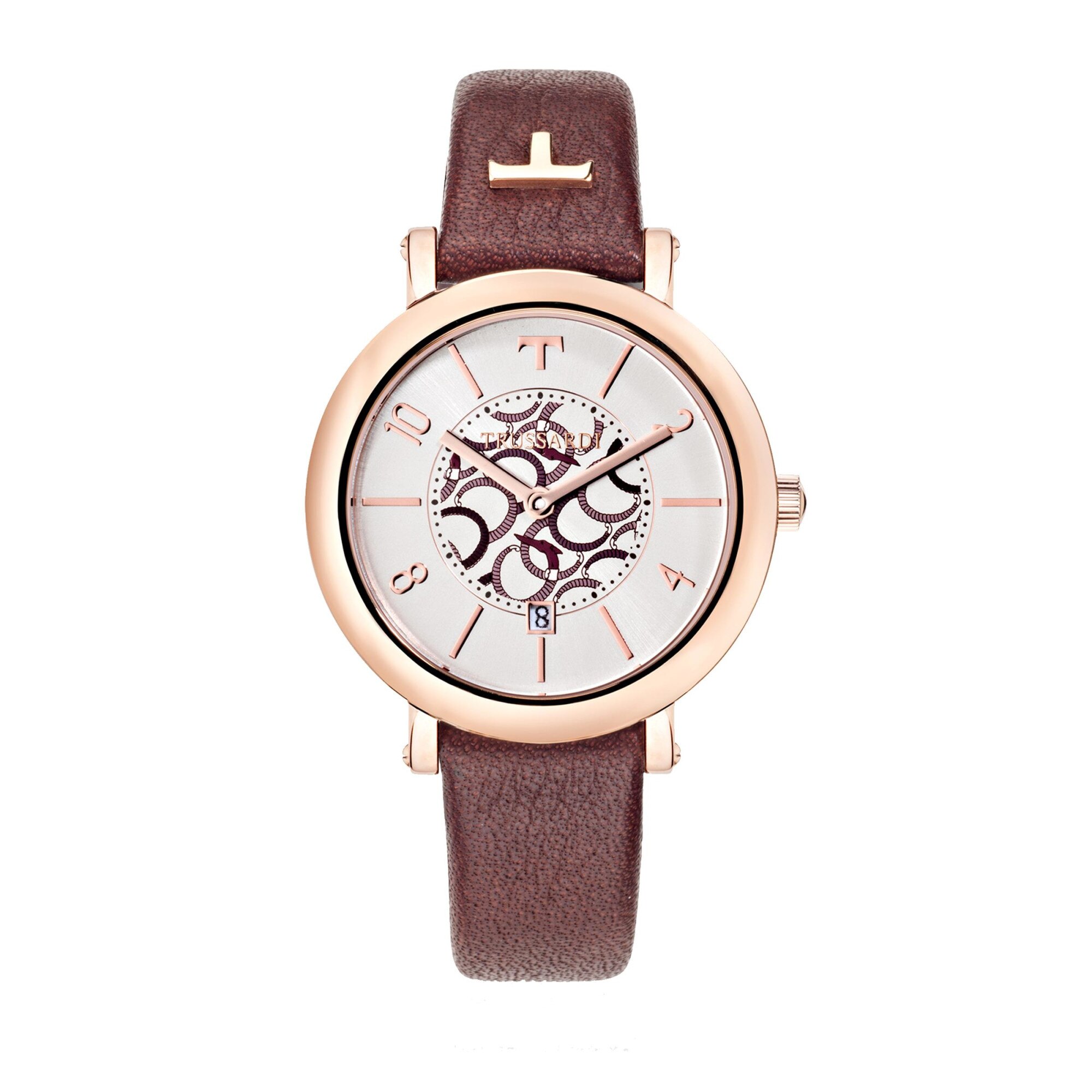 Ceas Trussardi R2451103503, dama, carcasa Rose Gold, 32 mm