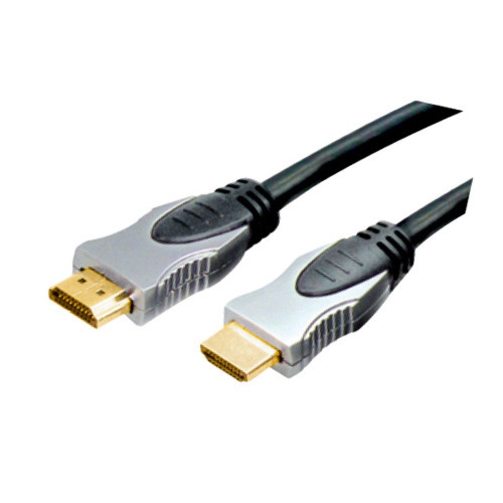 Cablu HDMI2.0 HDMI A tata la HDMI A tata, 10m, 4K (UHD) 60Hz, contacte aurite