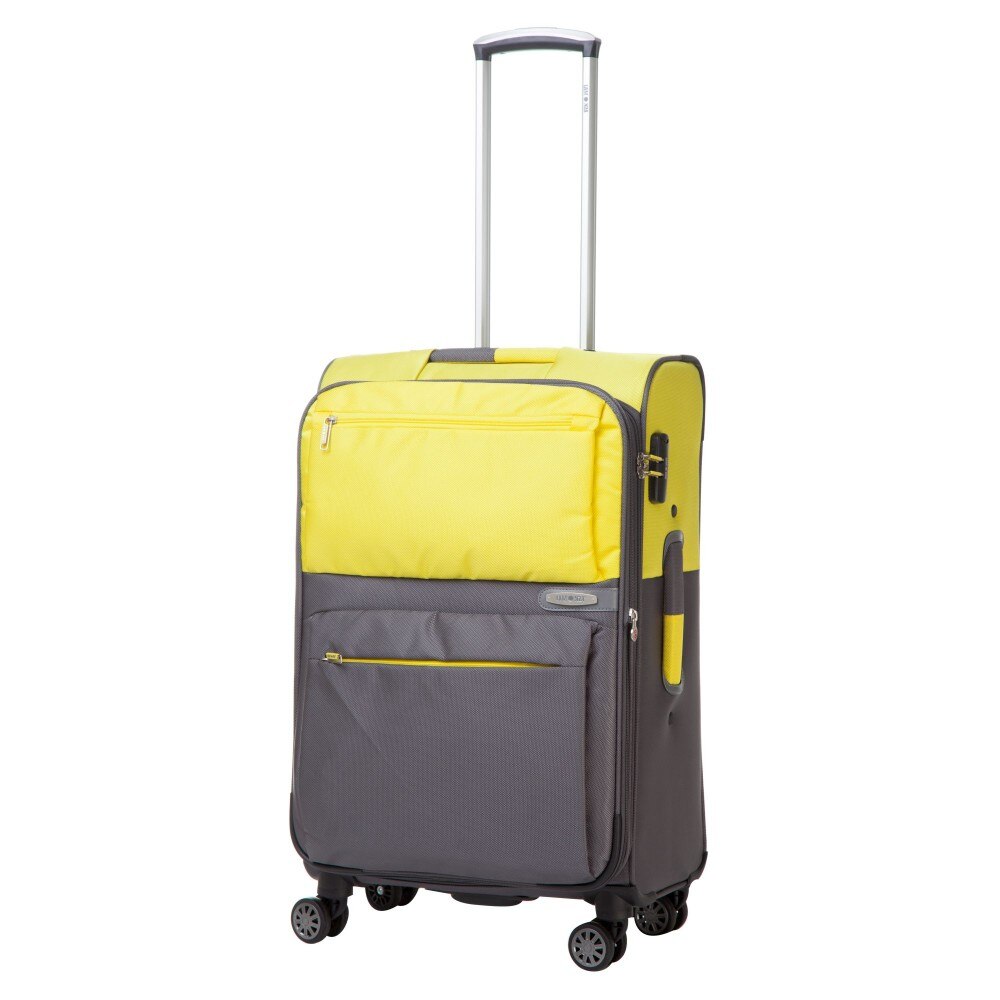 Troler Lamonza Amazonia, Gri/Galben, 67 cm