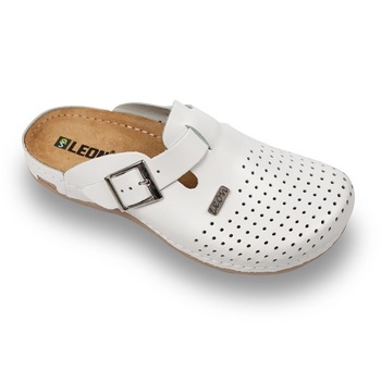 Saboti Medicali Barbati din Piele 700 Alb Saboti Medicali Barbati din Piele 700 Alb