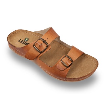 Saboti medicali Leon 703 maro - barbati - 41 Saboti medicali Leon 703 maro - barbati - 41