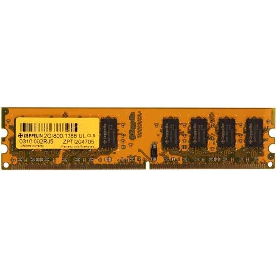 Memorie Zeppelin 2GB DDR2, 800MHz CL6, Bulk