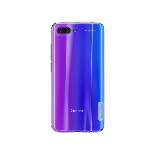 Husa de protectie spate, silicon transparent, Nillkin, pentru Huawei Honor 10, alb transparent