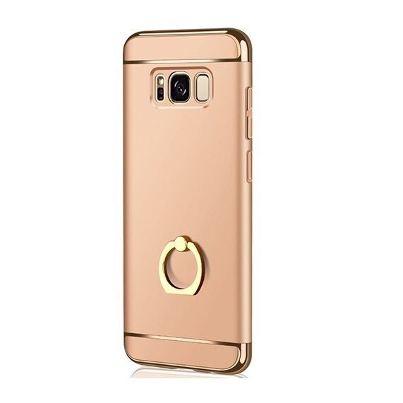 Husa Samsung Galaxy J3 2017 , MyStyle Elegance Luxury 3in1 Ring, Gold