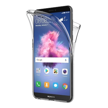 Husa Huawei P20 Lite Silicon TPU 360 grade ( fata-spate ) - transparent Husa Huawei P20 Lite Silicon TPU 360 grade ( fata-spate ) - transparent