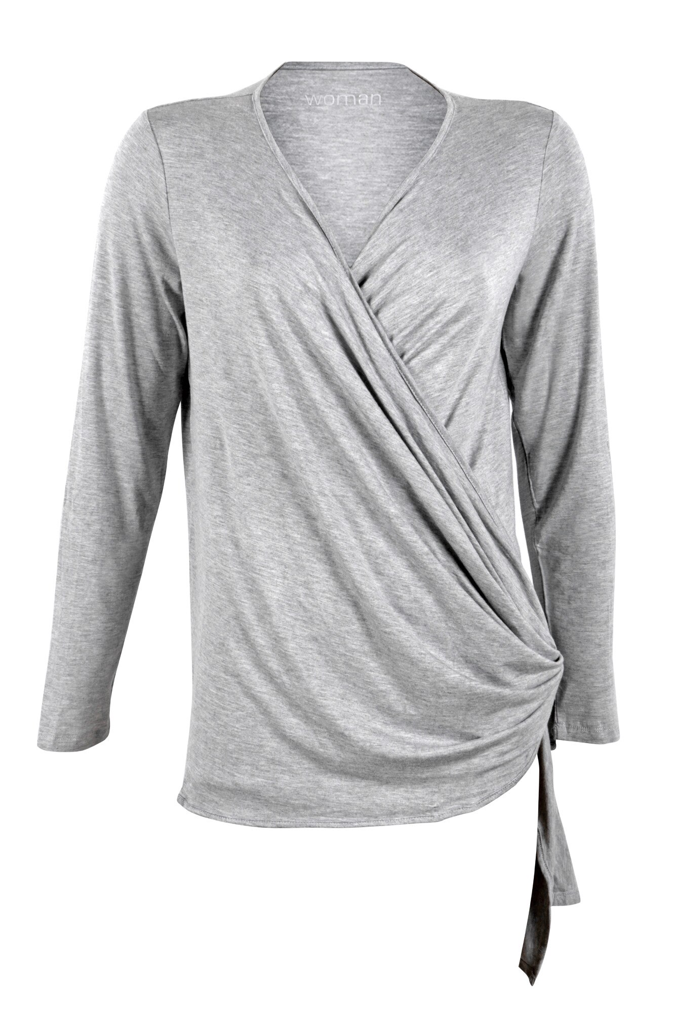 Cardigan dama Tchibo, cu maneca lunga, Gri