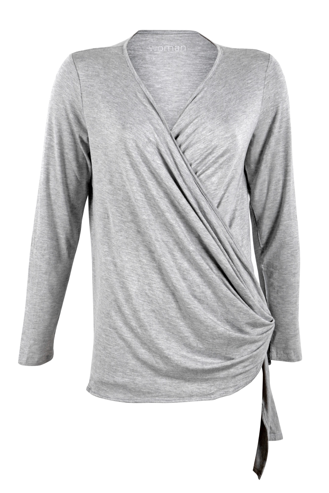 Cardigan dama Tchibo, cu maneca lunga, Gri