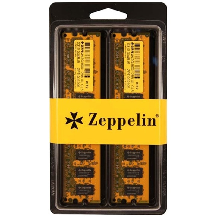 Zeppelin 8GB (2x4GB) DIMM Memória, DDR3, 1600MHz