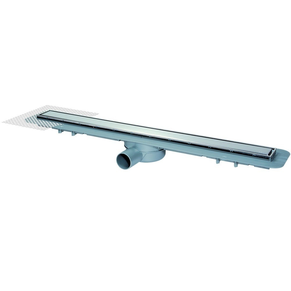 Rigola dus completa faiantabila Kessel Linearis Compact, 85 cm, material ABS/inox