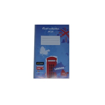 Caiet A4 cu Spira Metalica si Perforatii, 80 File, Matematica, Margine Liniata, Coperta Policromie cu Design Atractiv Caiet A4 cu Spira Metalica si Perforatii, 80 File, Matematica, Margine Liniata, Coperta Policromie cu Design Atractiv