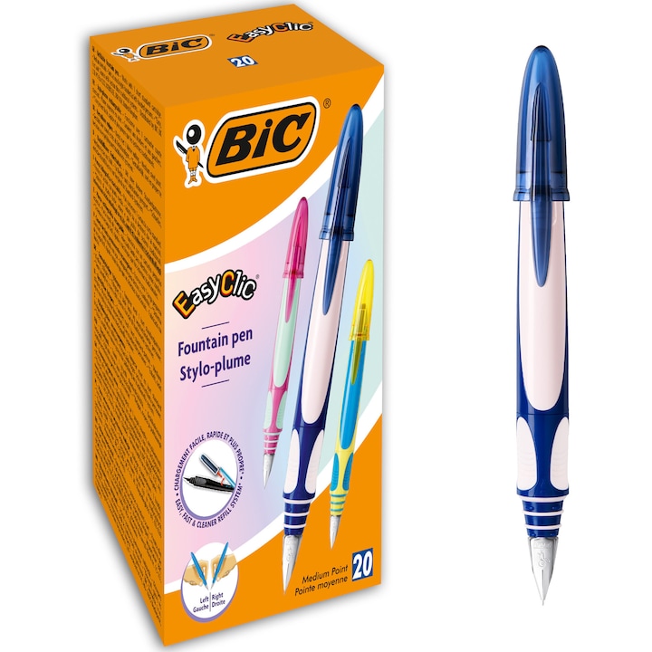 Set 20 stilouri Easy Clic Standard