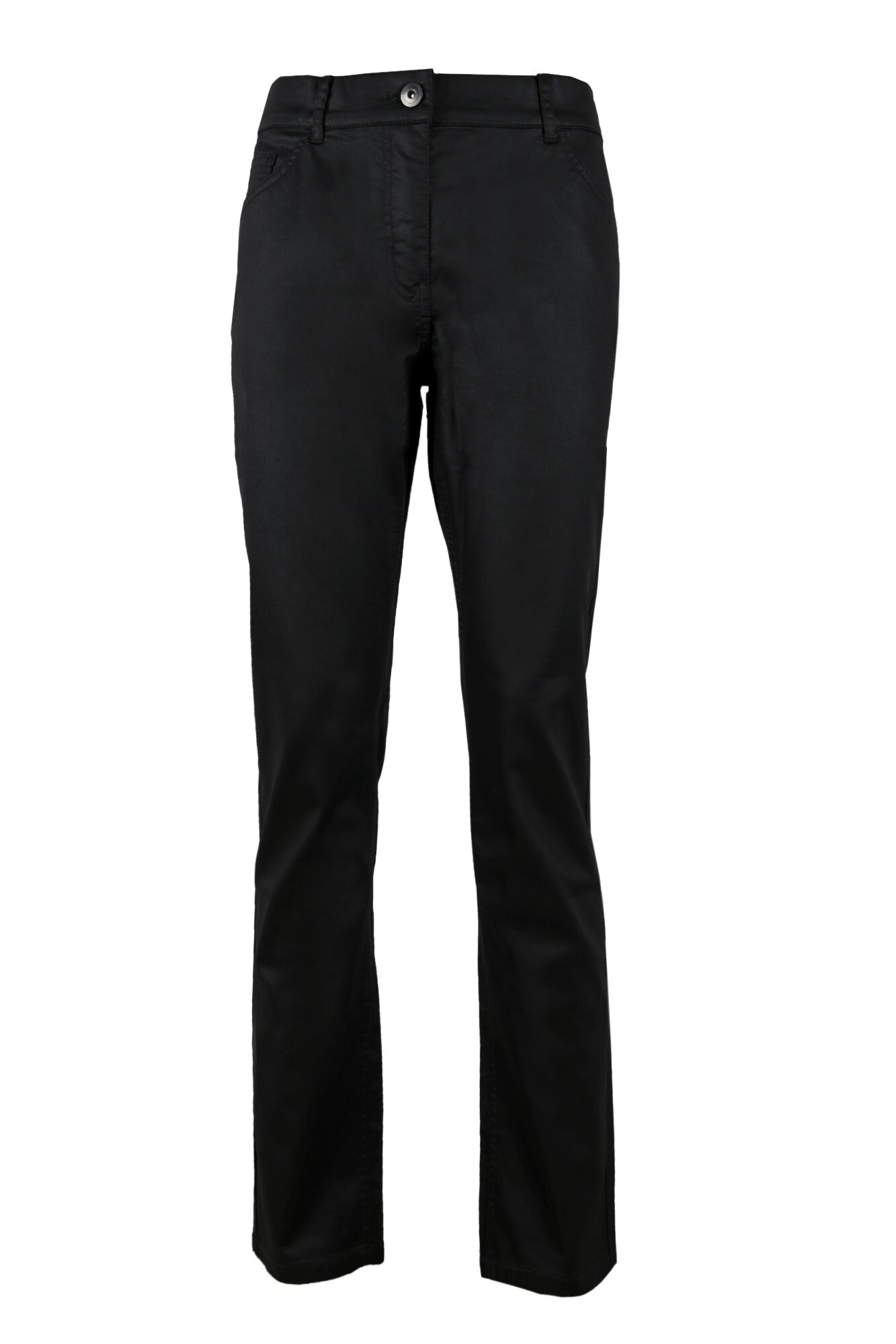 Pantaloni casual cu buzunare Giada, de dama, Negru