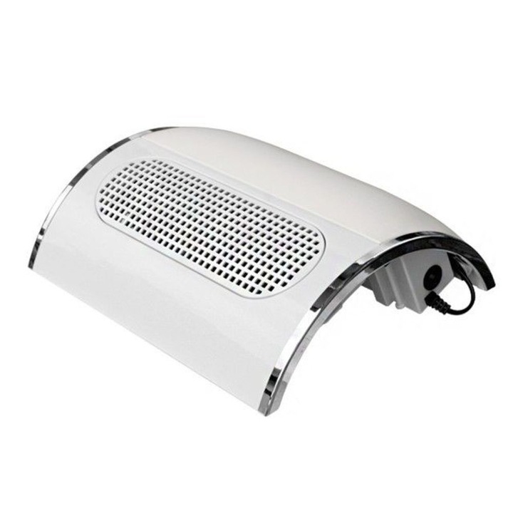 Colector praf unghii cu 3 ventilatoare - putere 40 w, alb