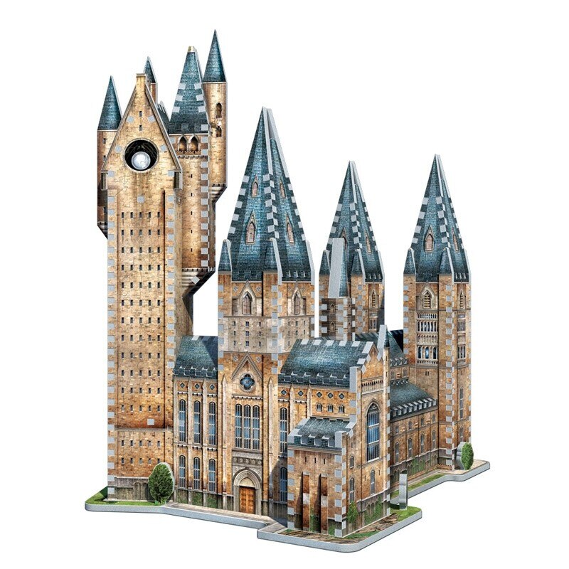 Puzzle 3D Harry Potter Hogwarts - Astronomy tower 875 piese - Original, Multicolor