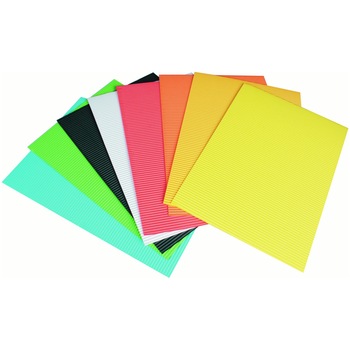 Set carton ondulat Stylex-A4-8 culori Set carton ondulat Stylex-A4-8 culori
