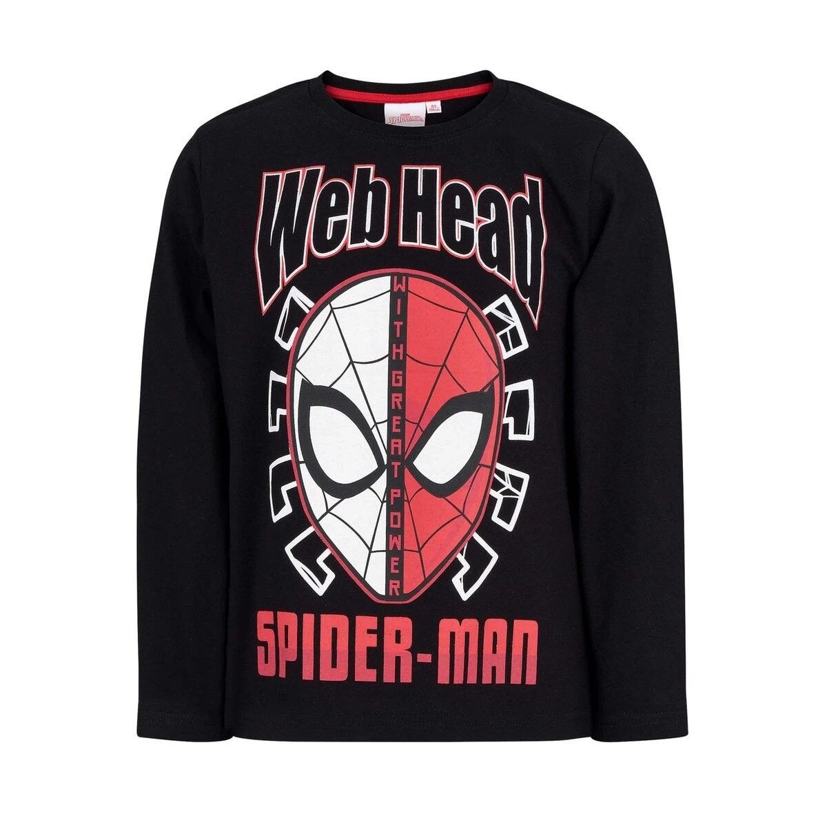 Tricou cu maneca lunga , Spiderman Spider-Man, Negru