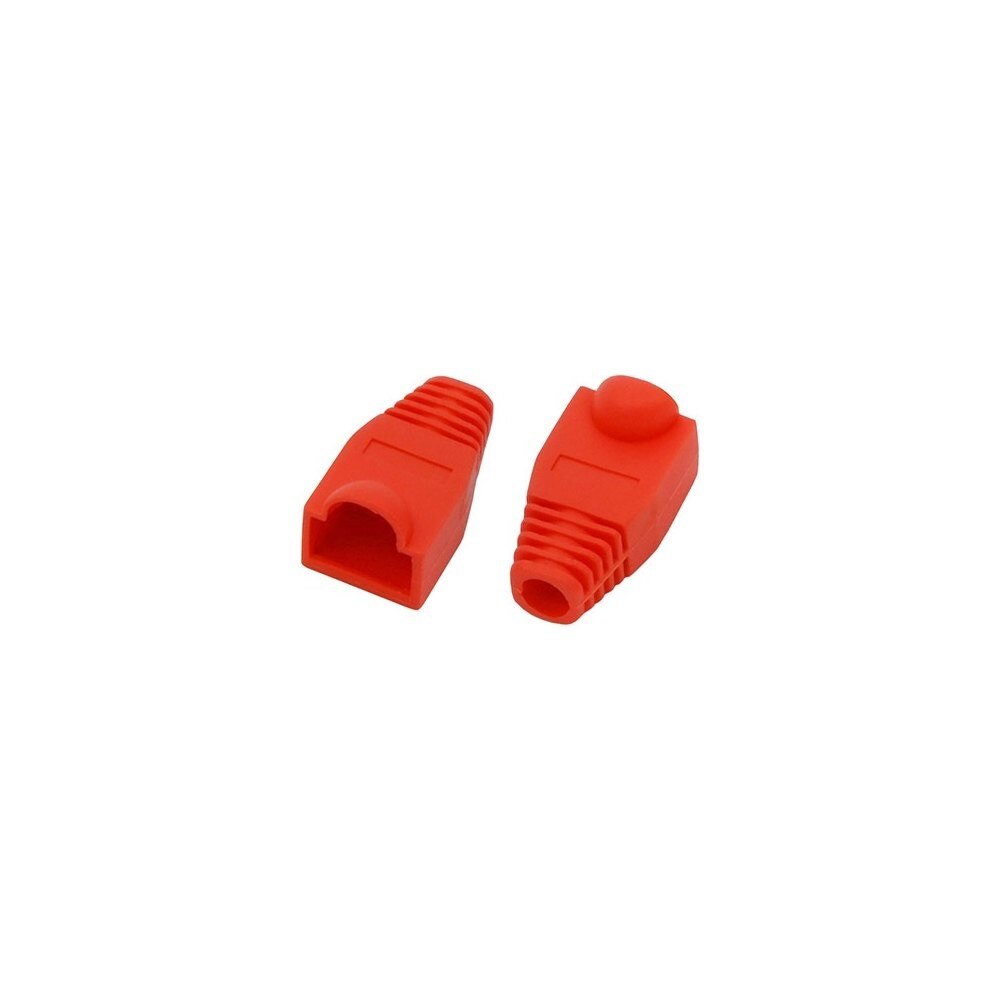 Set carcase Intellinet pentru RJ45, Rosu, 10 buc