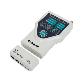 Tester cabluri Intellinet, 5 in 1, RJ11 / RJ45 / USB / 1394 / BNC Tester cabluri Intellinet, 5 in 1, RJ11 / RJ45 / USB / 1394 / BNC